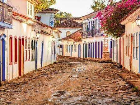 rua de ladrilho