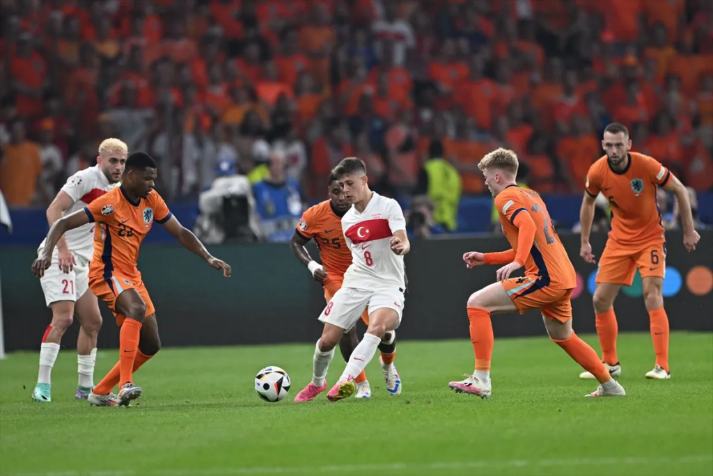 Arda Güler vs Holanda. Quartas de Final Eurocopa 2024.
