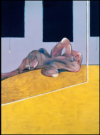 Lying Figure in a Mirror, Francis Bacon (1971)